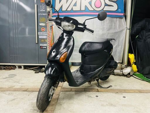 ☆千葉県木更津市から実動!レッツ4 黒 Fi バッテリー新品!シート
