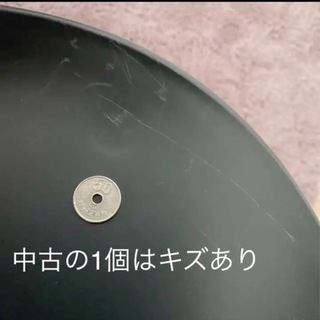 【売ります】無印良品 スタッキングスツール（ブラック）新品5個＋中古1個