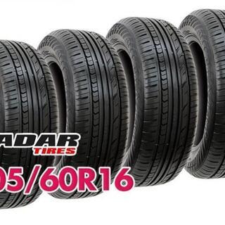 ◆◆SOLD OUT！◆◆新品工賃込み4本☆205/60R16レーダー