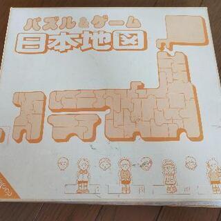 日本地図　パズル　知育玩具