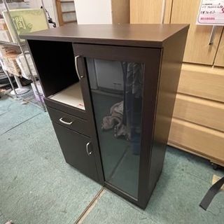 リサイクルサービス八光 田上店 配達・設置OK】ダークブラウン木目調 