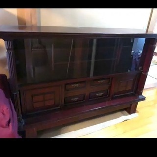 アンティーク　サイドボード　直接渡し希望 奥行き45、高さ120、横幅180センチ アンティーク サイドボード 直接渡し希望 奥行き45、高さ120、横幅180