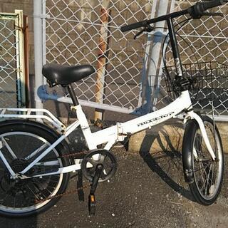 縦置きできる折り畳み自転車　20インチ 縦置きできる折り畳み自転車 20インチ