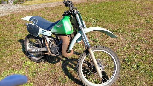 KX125 サイドスタンド装着　機関良好