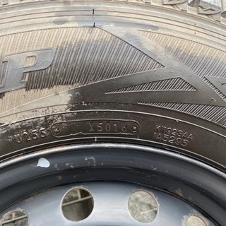 スタッドレス‼️ 溝10㍉‼️ ハイエース純正ホイール付‼️