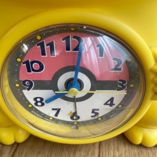 中古 ピカチュウ目覚まし時計 Run 新丸子の時計 目覚まし時計 の中古あげます 譲ります ジモティーで不用品の処分