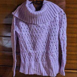 (内定)【冬服】indioの紫セーター
