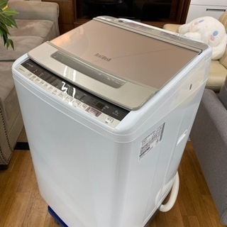 I451 美品 HITACHI8.0k洗濯機 2020年式