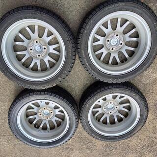 【Y】スノータイヤ　スタッドレス　15インチ　PC100  4.5J