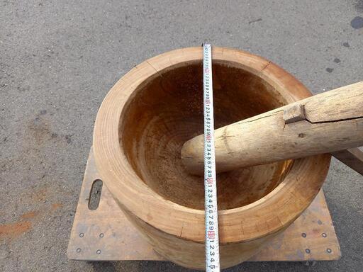 o】餅つき うす きね セット お正月準備に！