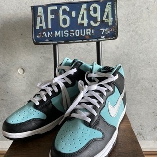 NIKE BY you ナイキ　ティファニーカラー　ダンクHigh 新品！27cm