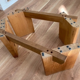 無垢材の天然木ローテーブル 