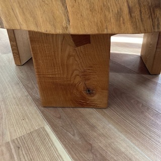 無垢材の天然木ローテーブル 