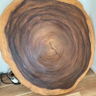 無垢材の天然木ローテーブル 