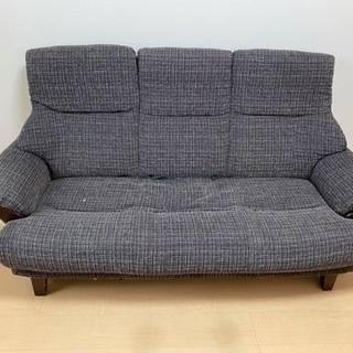 2人掛けソファー a tempo グレー 布 【トレファク南柏】