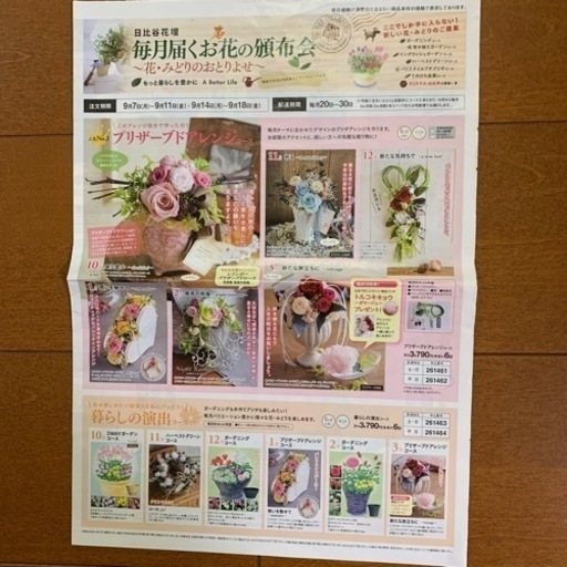 プリザーブドフラワーキット