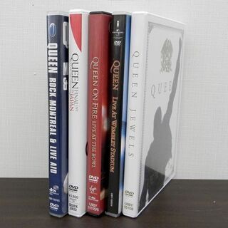DVD クイーン QUEEN 5枚セット フレディ・マーキュリー 札幌 西野