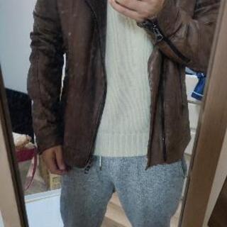 イタリア製革ジャン(ほぼ未使用)