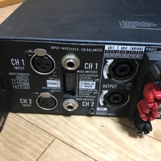 QSC PLX1202 ステレオパワーアンプ 320W/4Ω 音質良し - アンプ