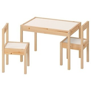 （交渉中です）IKEA 子供用のイスとテーブルのセット