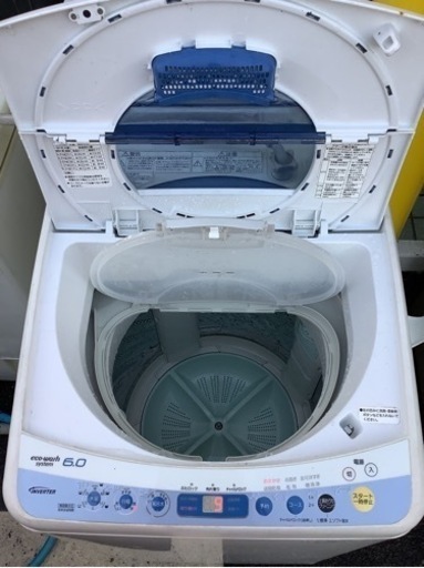 パナソニック 簡易乾燥機能付き洗濯機（6.0kg）リサイクルショップ宮崎屋　佐土原店　21.10.31F