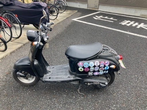 原付 黒ビーノ すぐ乗れますYJ50R