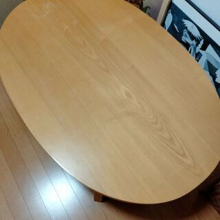 【ネット決済】楕円形コタツテーブル