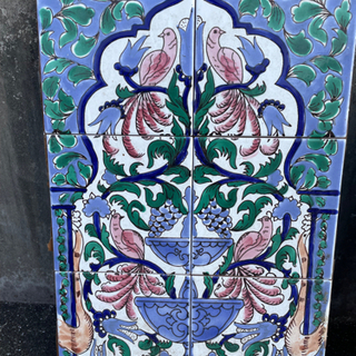 商談中。チュニジア購入　手作り民族工芸品の珍しいタイル