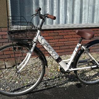 【自転車】ママチャリ 26インチ シティサイクル  T形ハンドル
