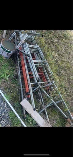 鉄製の梯子　脚立　ハシゴ　譲ります
