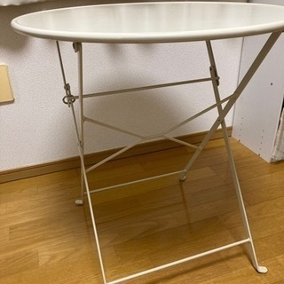 テーブル　丸テーブル　IKEA  アウトドア