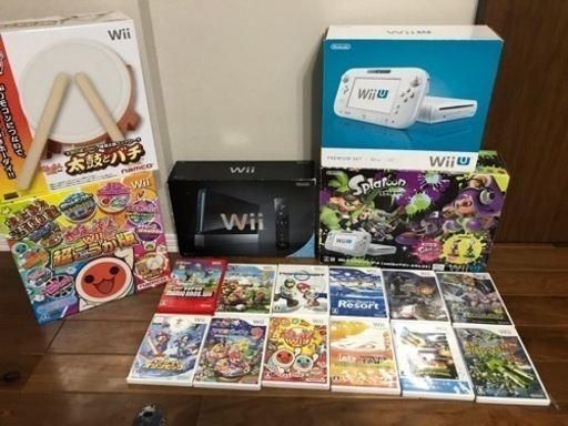 Ｗii,ＷiiU,ソフト13点、おまけ付き