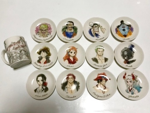 【新品 未使用】ワンピース 一番くじ L賞 K賞 コンプリート マグカップ プレート