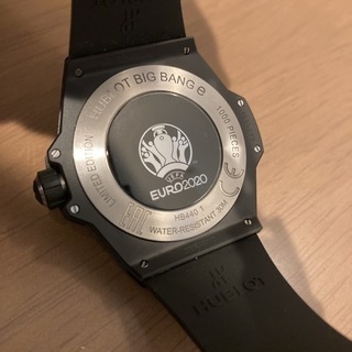 HUBLOTビッグバンe 新品同様　EURO2020限定品