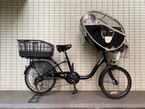 【商談中】アサヒサイクル ママフレ 子乗せ自転車 前かご フロントチャイルドシート