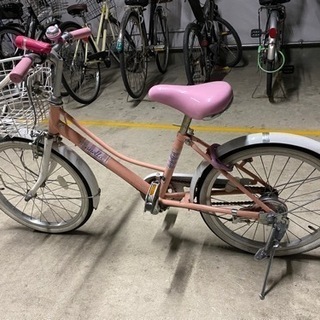 【ネット決済】子供用　自転車　　ピンク系