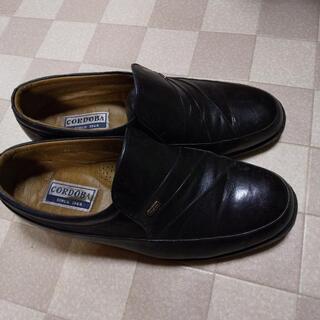 革靴 黒くつ25.5cmEEEE
