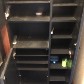 収納家具 下駄箱 鏡付き 大阪市内格安配達可能