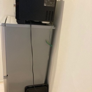 洗濯機とオーブン付電子レンジ