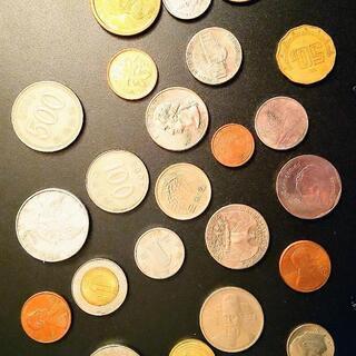 外国のコイン　全23枚（EURO、US＄、Canada＄、中国元...