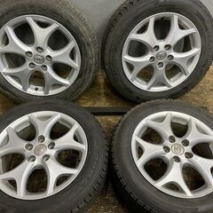【GOODYEAR ICENAVI ZEAⅡ 215/60R17】スタッドレス【トヨタ エスティマ 純正ホイール 17インチ 7J5HPCD114.3+50】バリ溝　(TF607)クレジットカード QRコード決済可能