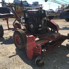 共栄舎　バロネス　リール式芝刈り機　椅子付き！LM80C　ゴルフ場や広いお庭に★0587★