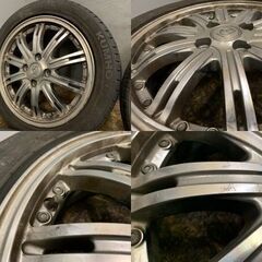 【KUMHO ECSTA HS51 165/55R15】夏タイヤ【MANARAY 15インチ 4.5J4HPCD100+43】2018年製 スペーシア タント N-BOX等　(TF600)クレジットカード QRコード決済可能