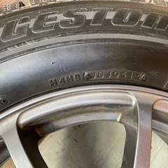 Champion Yale リーバスウィーブパーカー グレーXL 赤タグ-215/65R16インチ　スタッドレスタイヤ　バリ目　4本