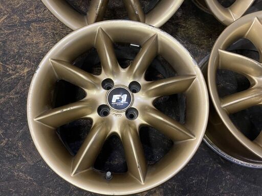Panasport Racing F1 パナスポーツ 社外ホイール 16インチ 4本 7J4HPCD100約+30 希少 絶版 ロードスター ヴィッツ等　(VHI181)クレジットカード QRコード決済可能