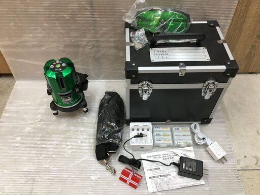 テクノ LTC-SSG900 墨出し器 グリーンレーザー 中古品