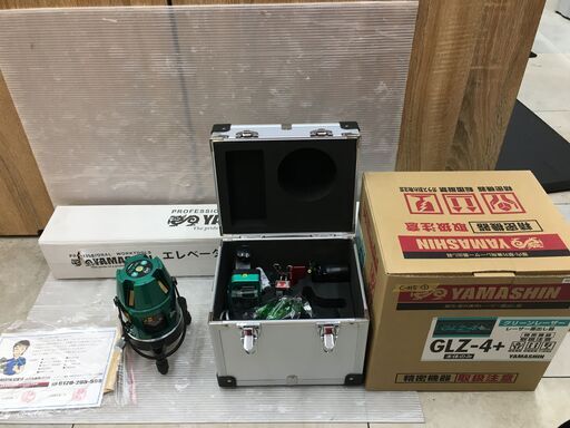 山真 ヤマシン GLZ-4+ グリーンレーザー墨出し器 未使用品