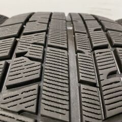 YOKOHAMA ice GUARD iG50 PLUS 225/55R17 17インチ スタッドレス 4本 2017年製 バリ溝 アテンザワゴン アルファード等　(VTN470)クレジットカード QRコード決済可能