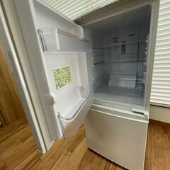 シャープ　SJ-D14E　つけかえどっちもドア　２ドア　ホワイト　2019年製