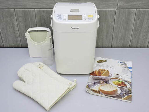 ss2969　パナソニック　ホームベーカリー　SD-BM102　1斤タイプ　Panasonic　ホワイト　パン生地　ケーキ　麺類　もち　調理器具　自動　手作りパン　家庭用